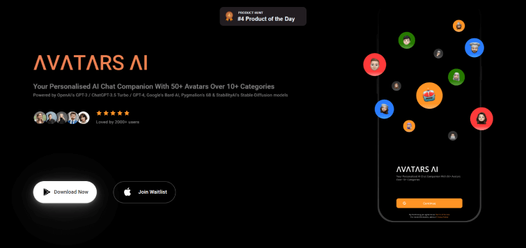 Avatars AI Chat-home