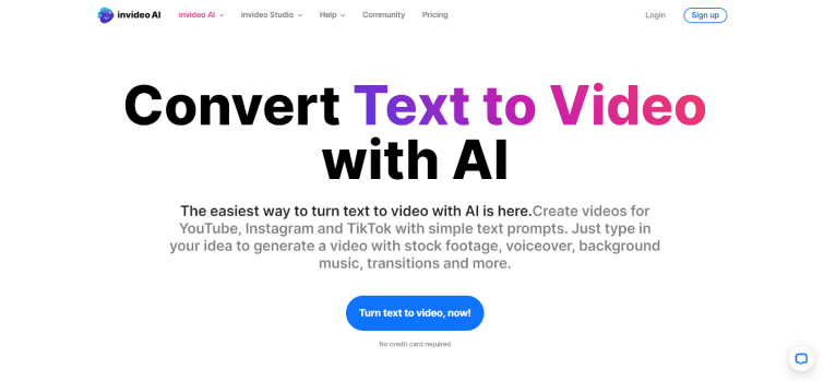Convert-Text-to-Video-using-AI-Invideo AI