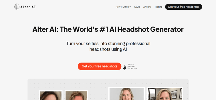 Alter AI 3 Alter AI-Generate-professional-headshots-from-selfies