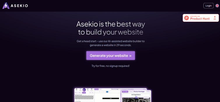 Asekio-AI-Website-Builder