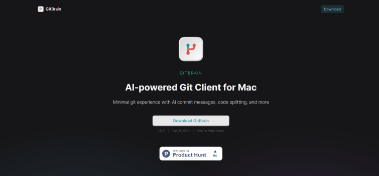 GitBrain-AI-powered-Git-Client-for-Mac