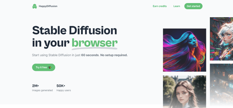 HappyDiffusion 4 HappyDiffusion-Stable-Diffusion-Online