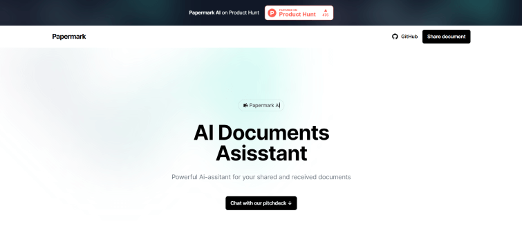 Papermark AI-home