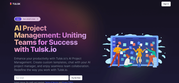 Tulsk 5 Tulsk-AI-Project-Management-Collaboration-Platform