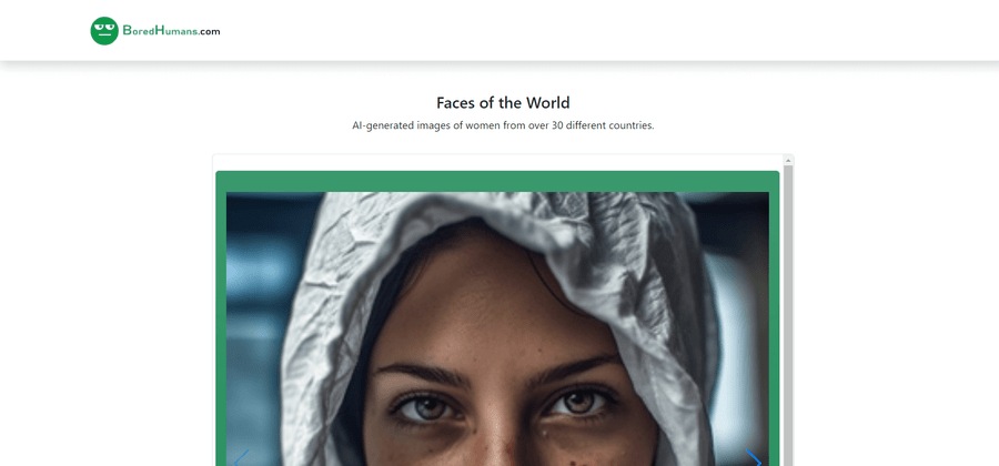 Faces of the World-home