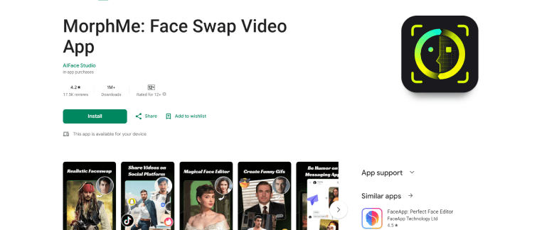 MorphMe-Face-Swap-Video